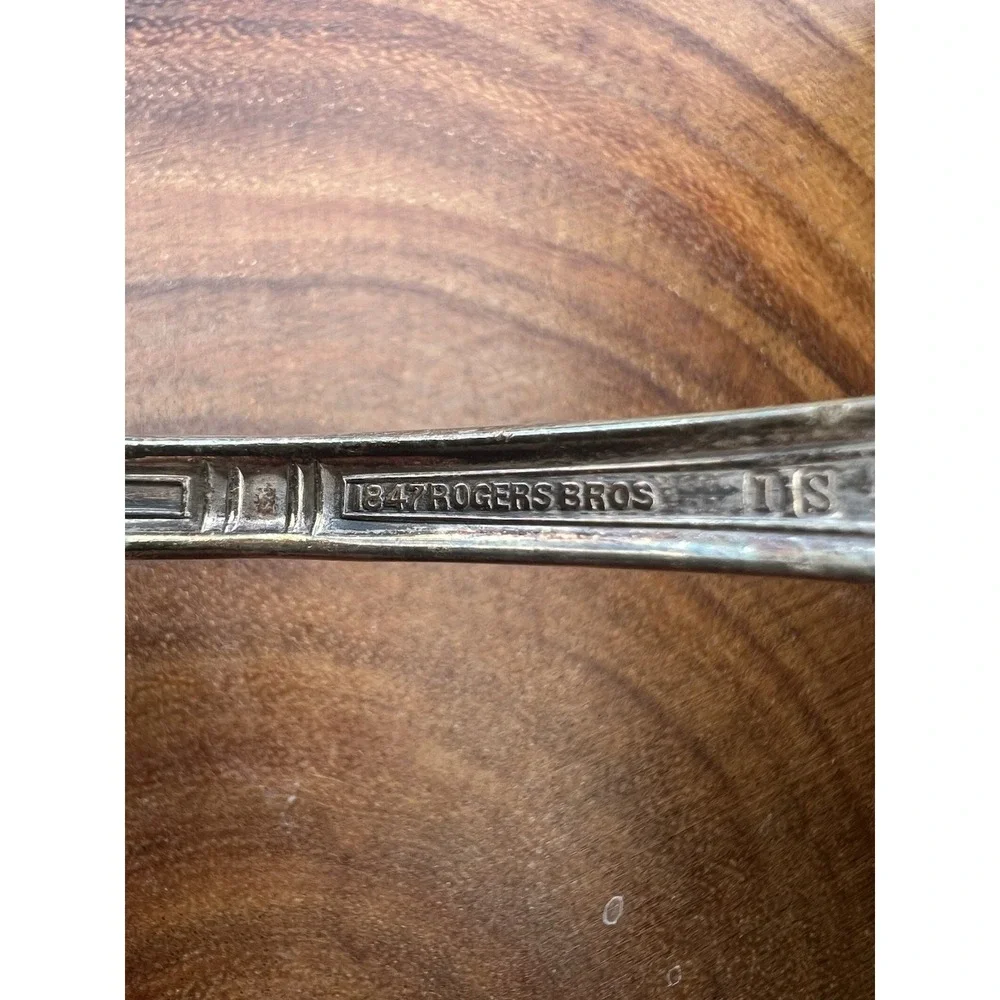 Handmade Spoon Art Jewelry Display Stand 1847 Rogers Bros Silverplate Fork